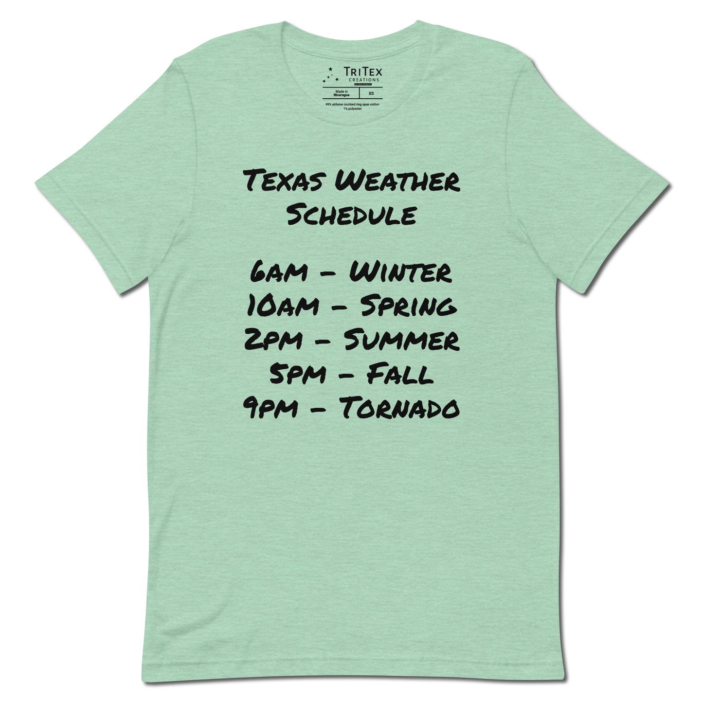 Texas Weather Daily Planner T-Shirt